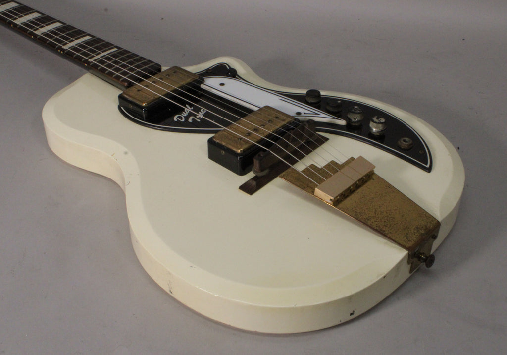 1958 Supro Dual Tone Arctic White David Bowie w/OHSC