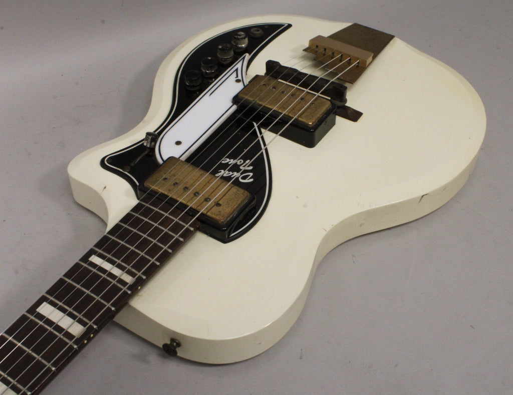 1958 Supro Dual Tone Arctic White David Bowie w/OHSC