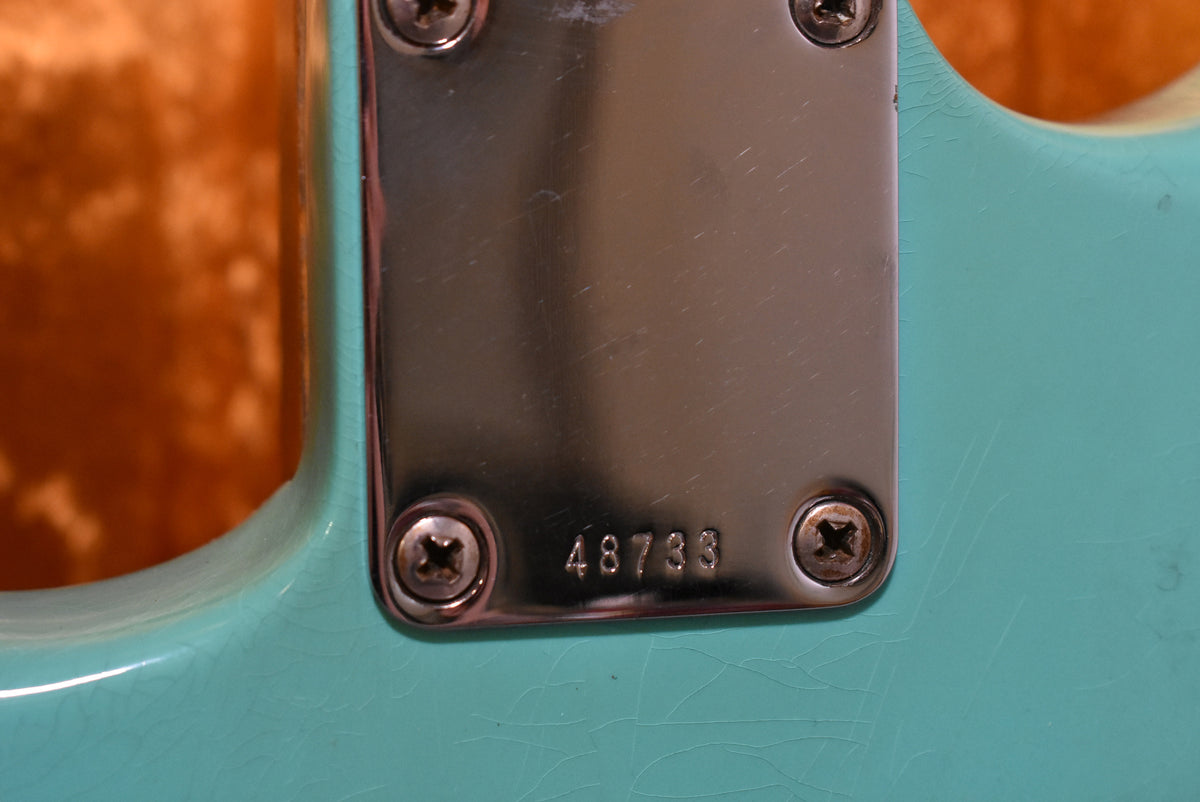 1960 Fender Stratocaster Seafoam Green Refinish Slab Board Pre-CBS w/HSC