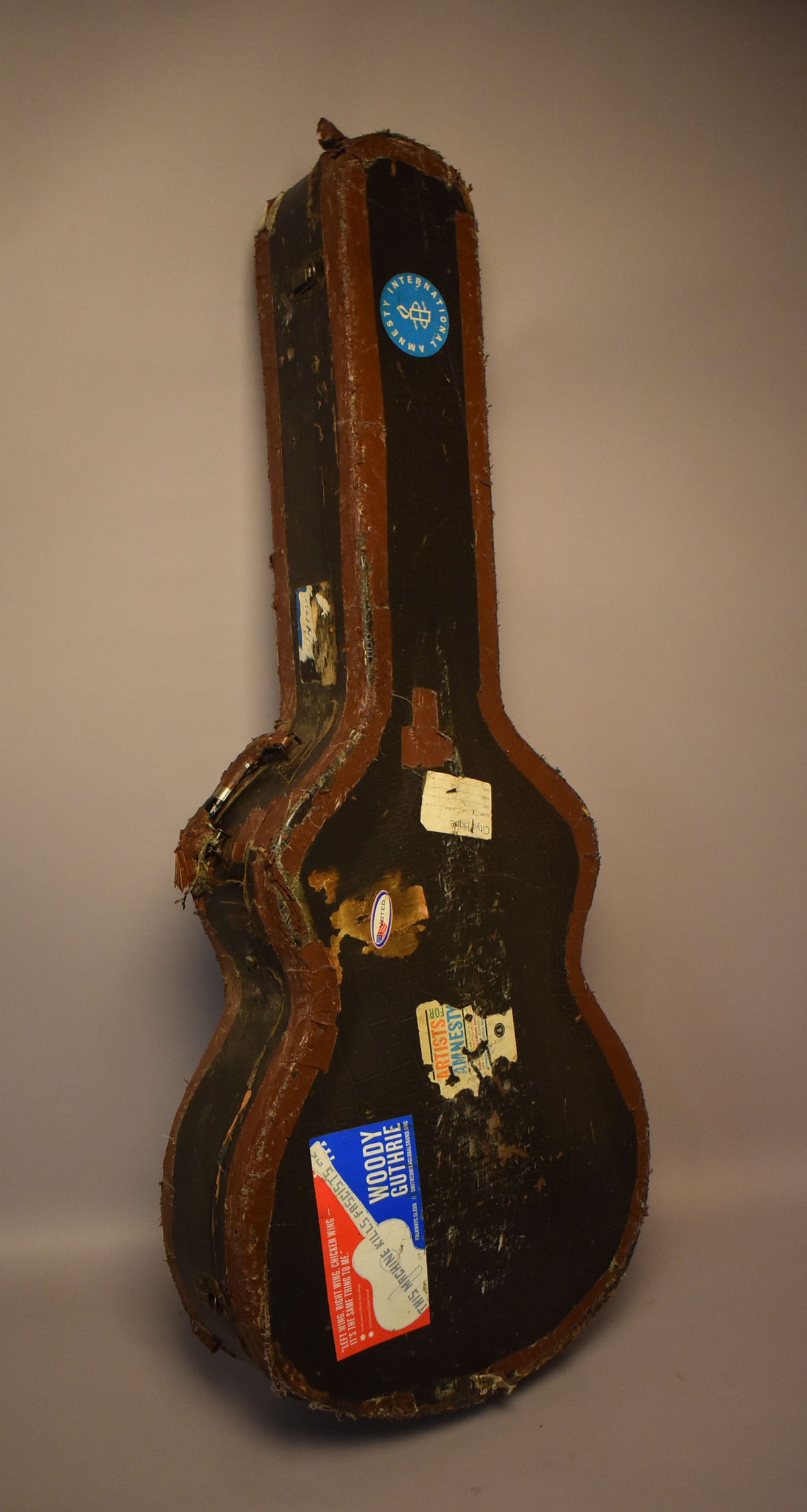 c.1960's Guild Dreadnought Hardshell Case Faux Alligator