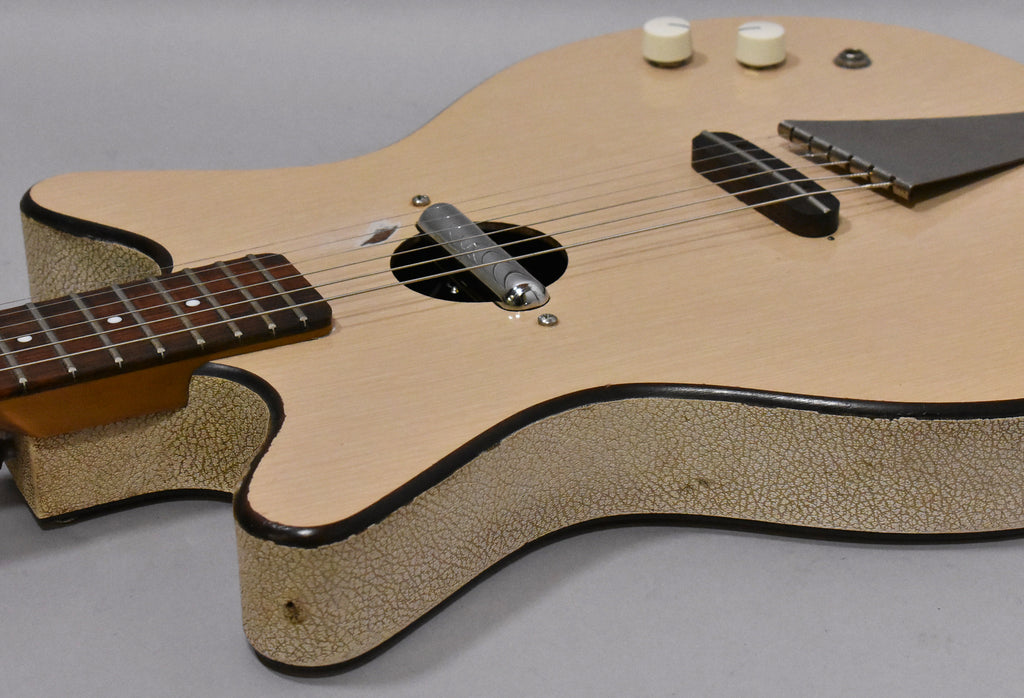 1960s Danelectro Convertible Electric Guitar Natural Finish