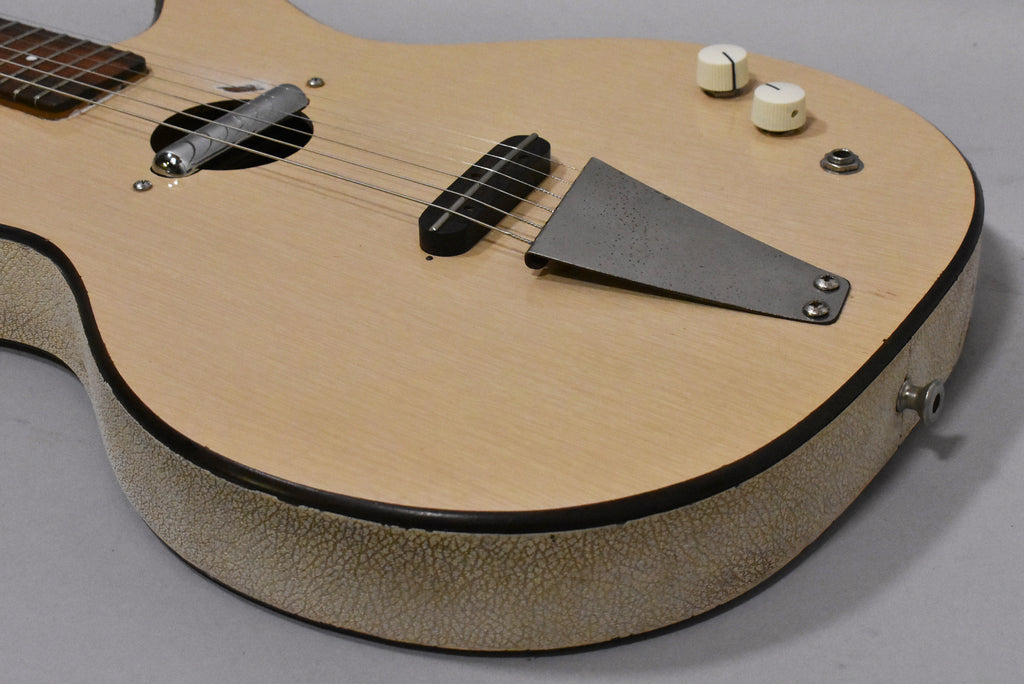 1960s Danelectro Convertible Electric Guitar Natural Finish
