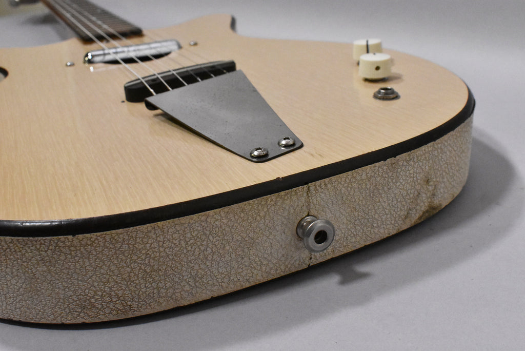 1960s Danelectro Convertible Electric Guitar Natural Finish