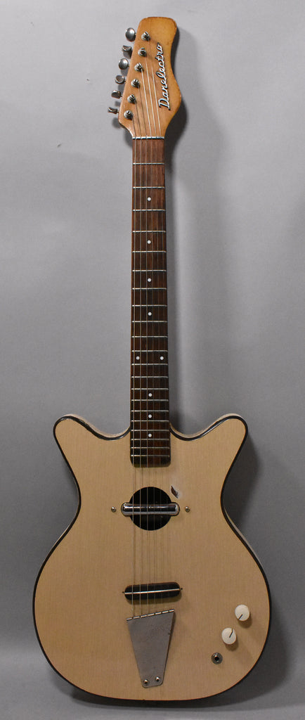 1960s Danelectro Convertible Electric Guitar Natural Finish