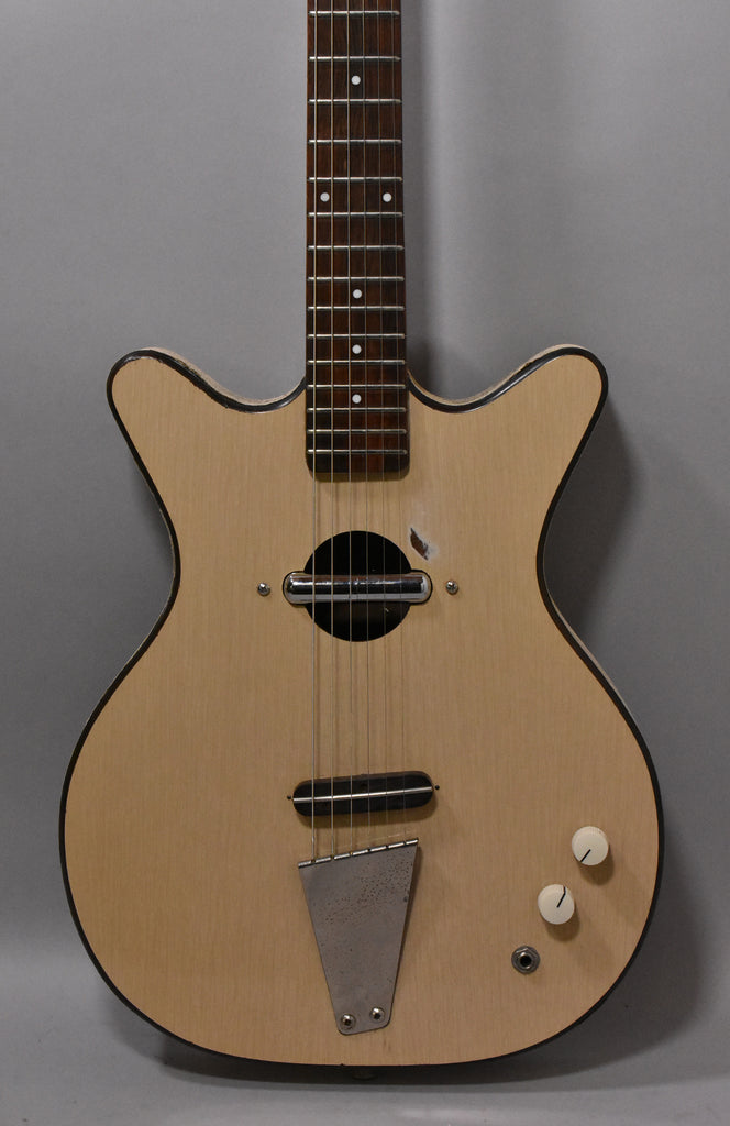 1960s Danelectro Convertible Electric Guitar Natural Finish