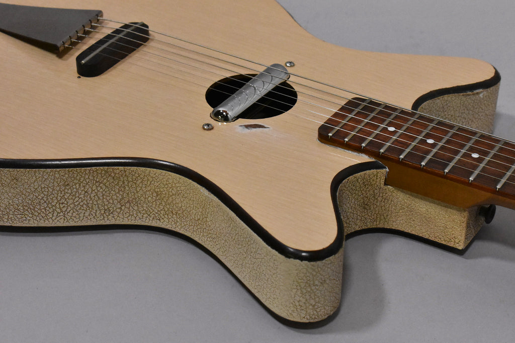 1960s Danelectro Convertible Electric Guitar Natural Finish