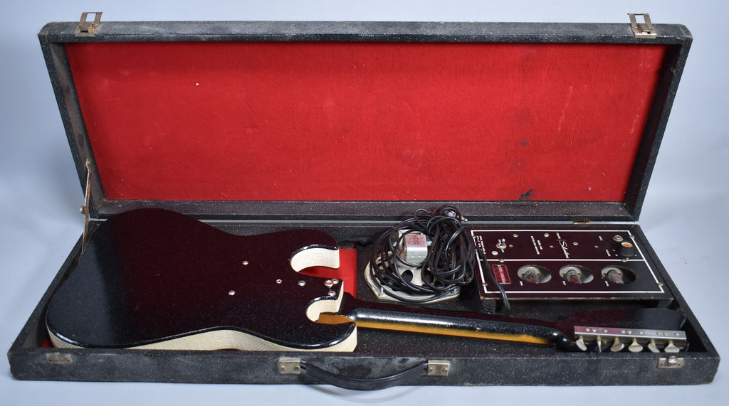 1960's Silvertone Model 1448 Electric Guitar w/Original Case Amp