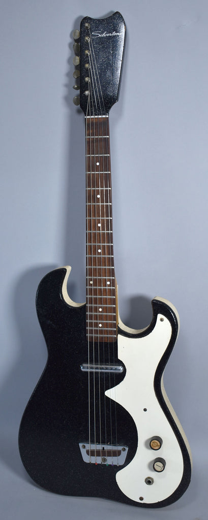1960's Silvertone Model 1448 Electric Guitar w/Original Case Amp