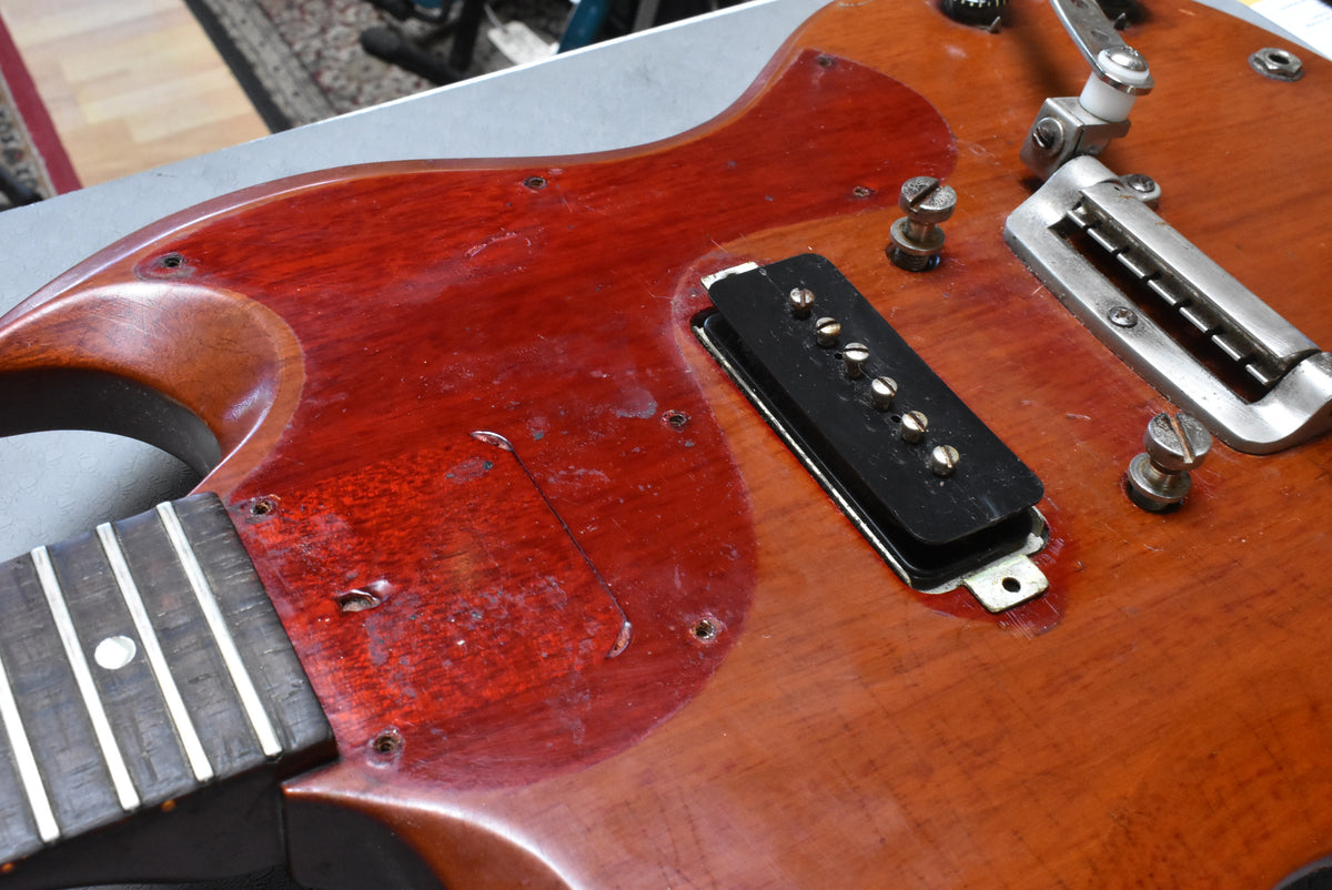 1962 Gibson SG Les Paul Junior Vibrola Cherry Red w/HSC