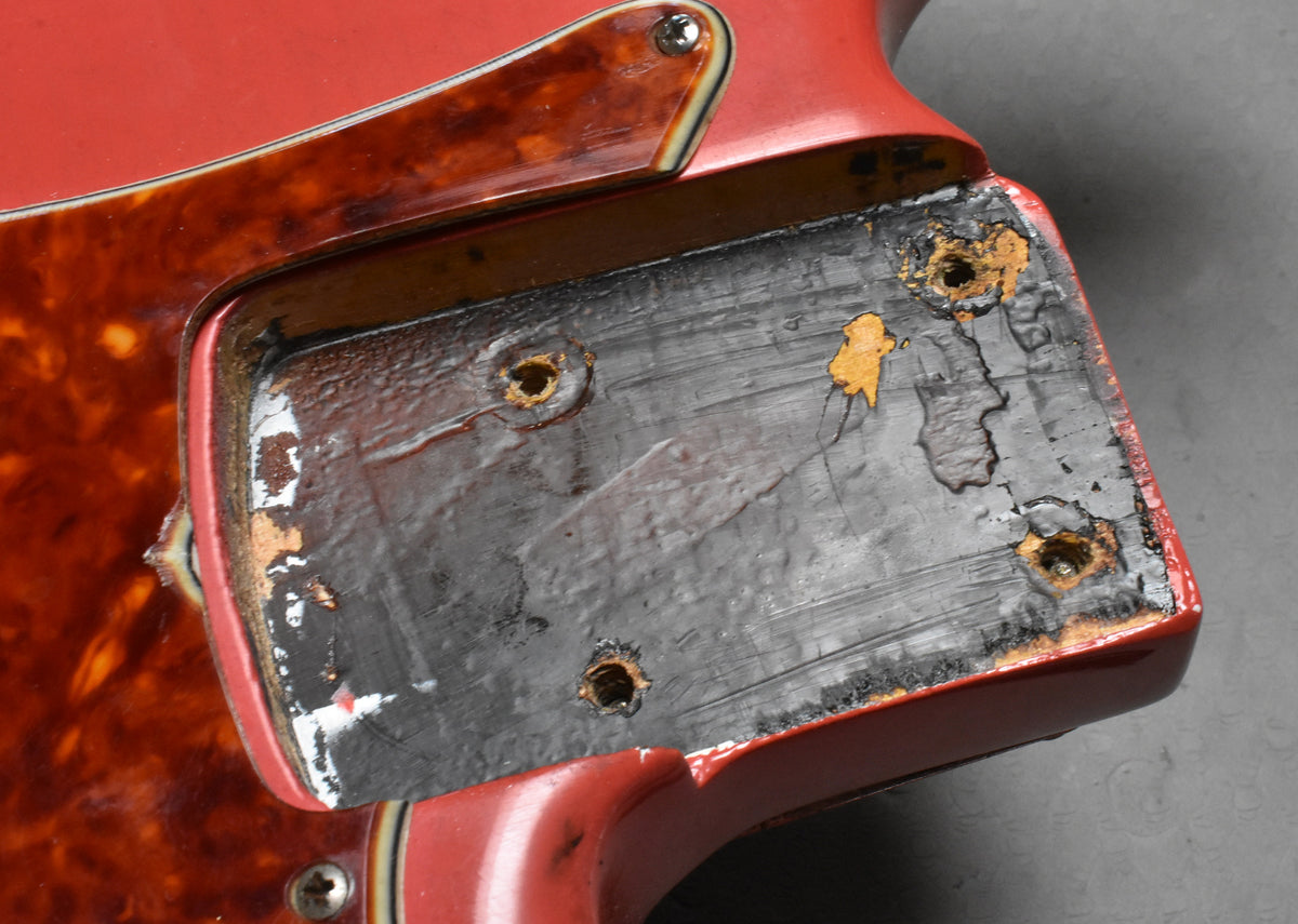 1963 Fender Precision Bass Aged Fiesta Red Refinish Pre-CBS w/HSC