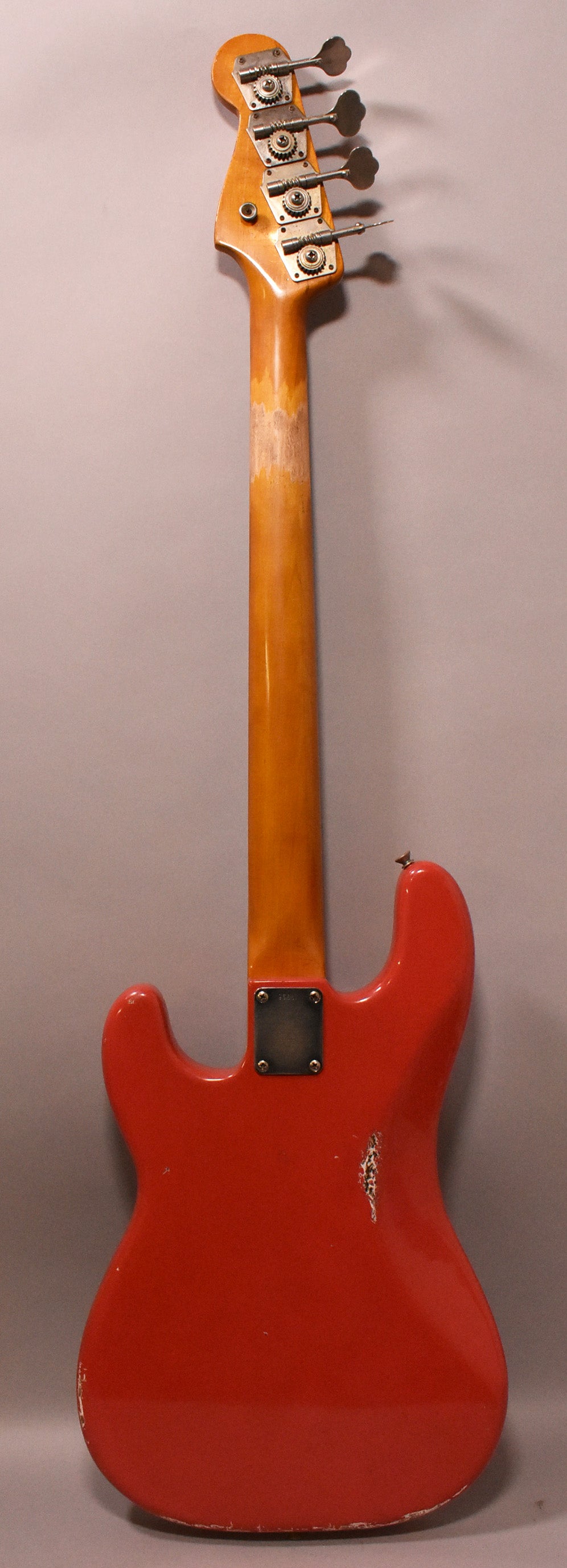 1963 Fender Precision Bass Aged Fiesta Red Refinish Pre-CBS w/HSC