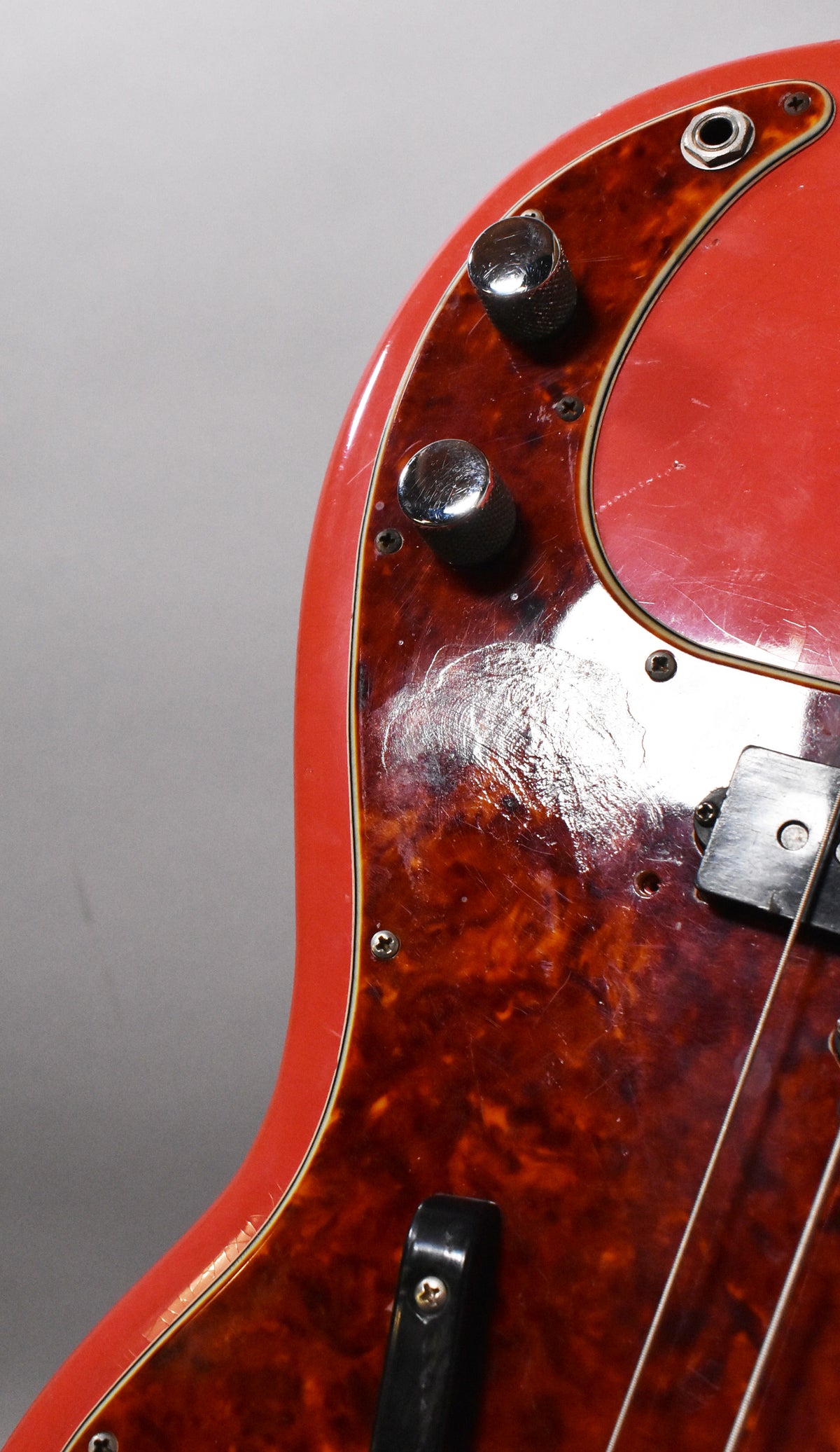 1963 Fender Precision Bass Aged Fiesta Red Refinish Pre-CBS w/HSC
