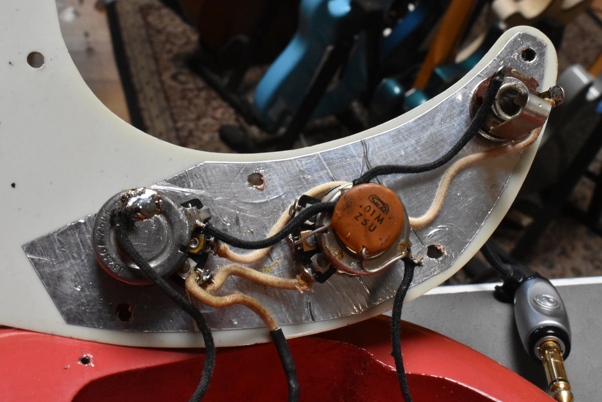 1963 Fender Precision Bass Aged Fiesta Red Refinish Pre-CBS w/HSC