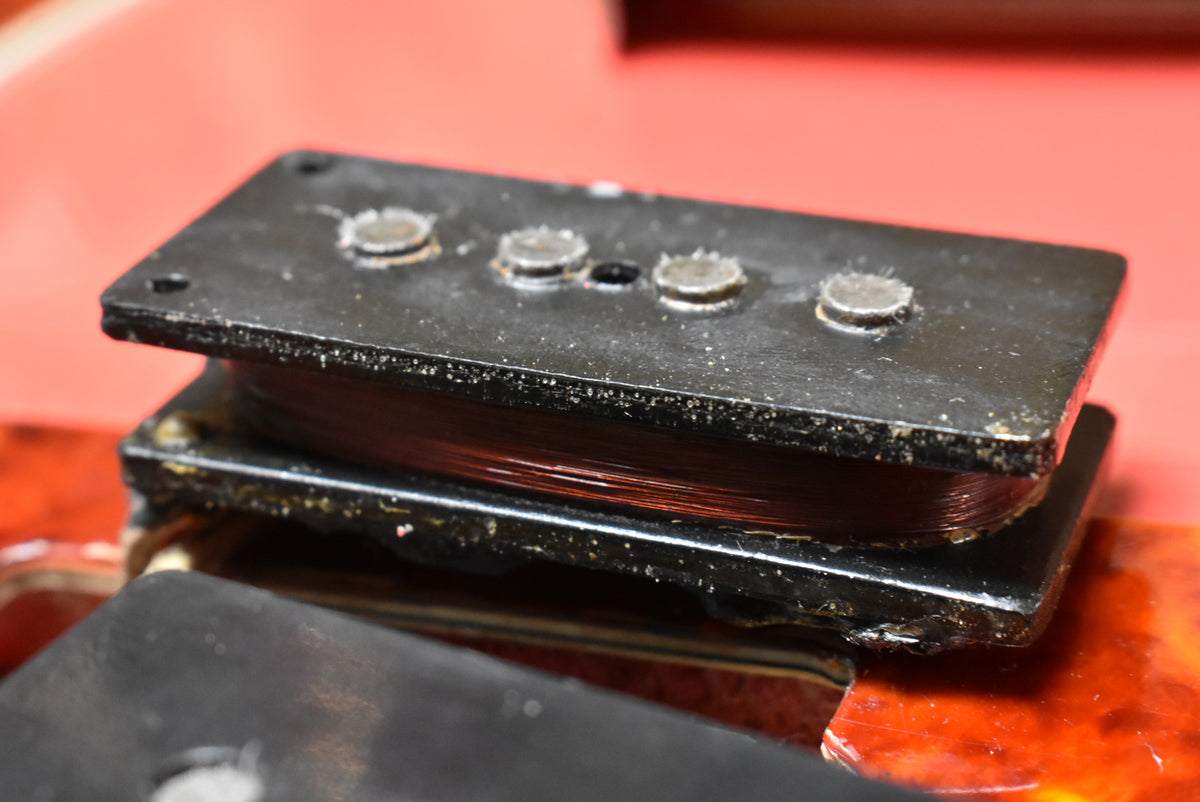 1963 Fender Precision Bass Aged Fiesta Red Refinish Pre-CBS w/HSC
