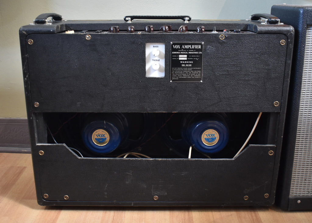 c. 1963 Vox AC-30 2x12" Tube Amplifier Combo Copper Panel JMI Top Boost w/FTSW