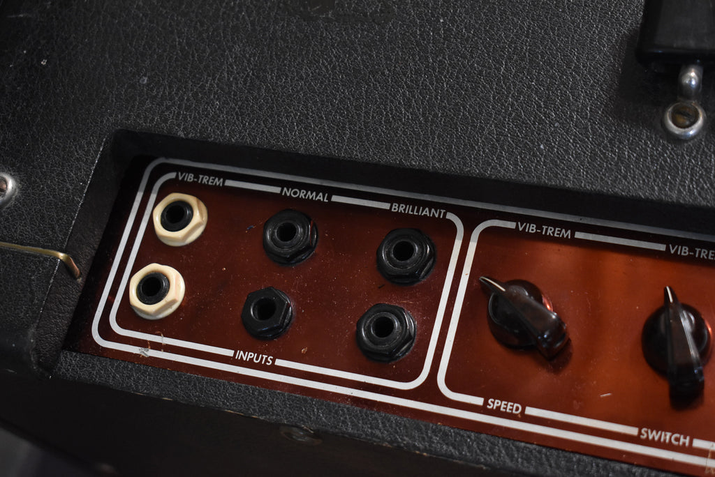 c. 1963 Vox AC-30 2x12" Tube Amplifier Combo Copper Panel JMI Top Boost w/FTSW