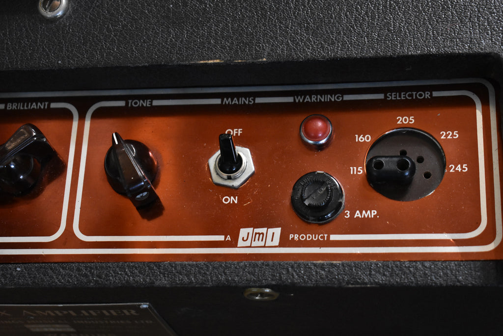 c. 1963 Vox AC-30 2x12" Tube Amplifier Combo Copper Panel JMI Top Boost w/FTSW