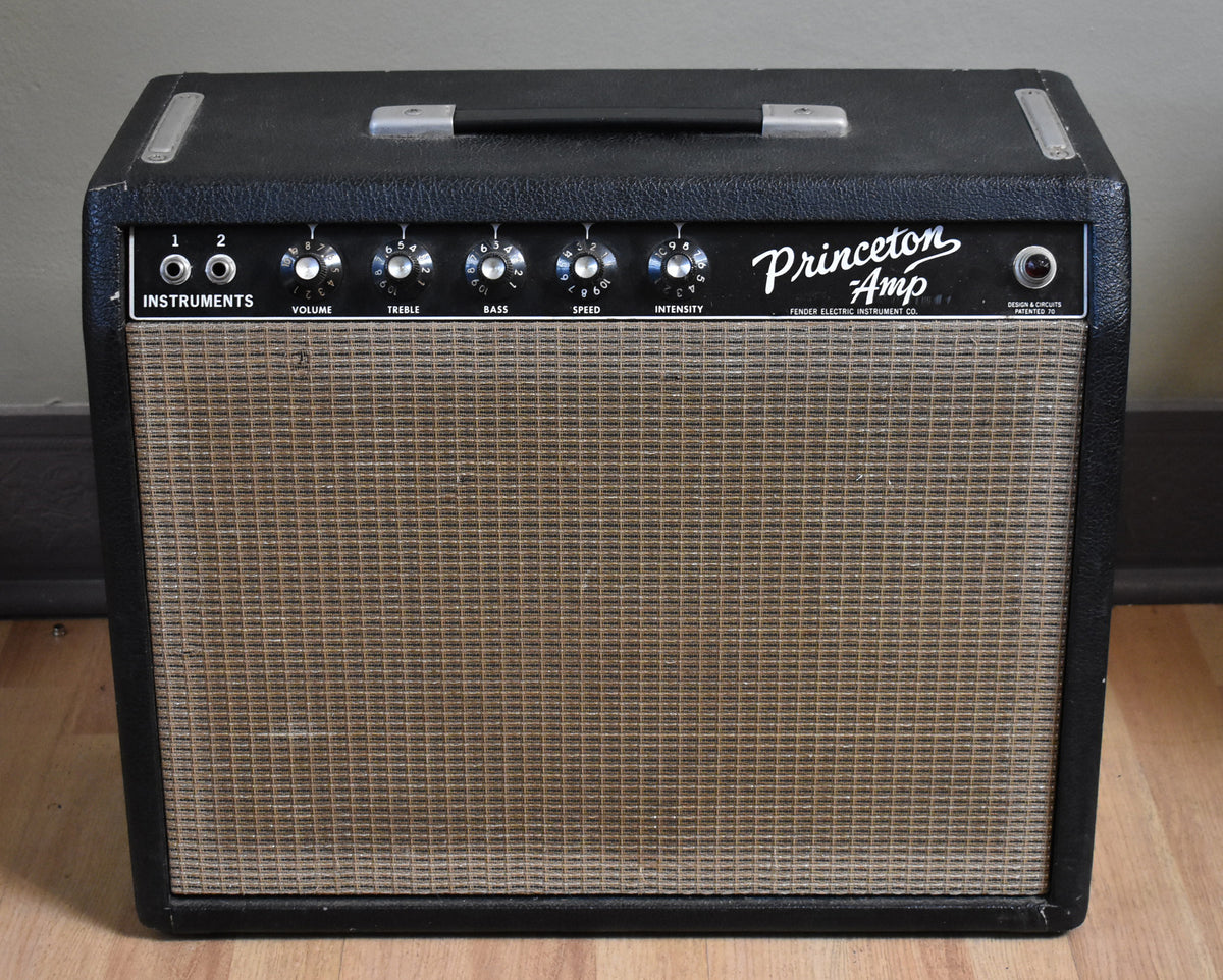 1965 Fender Princeton Amplifier Pre-CBS Black