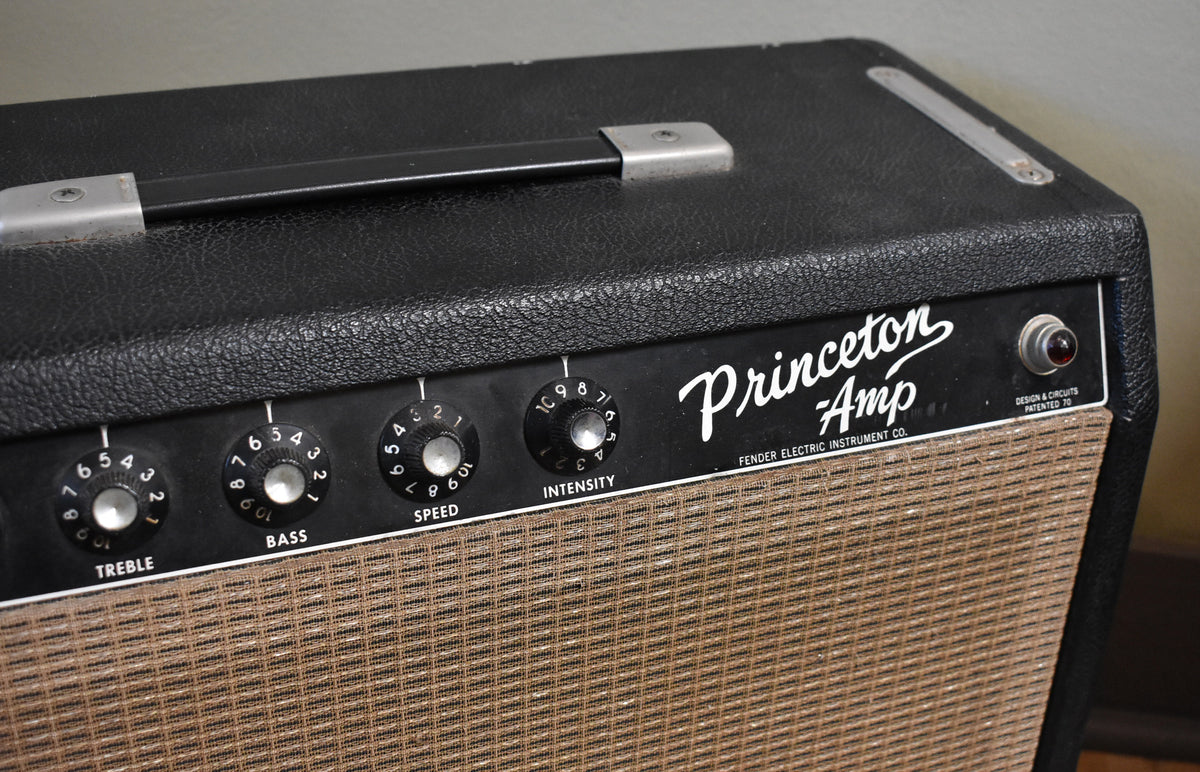 1965 Fender Princeton Amplifier Pre-CBS Black