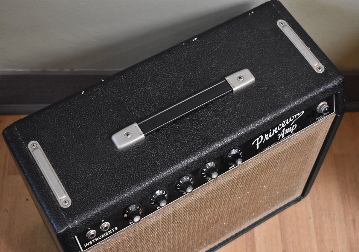 1965 Fender Princeton Amplifier Pre-CBS Black