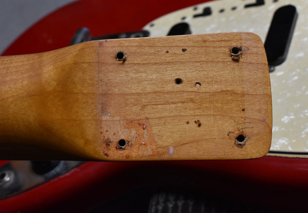 1965 Fender Mustang Dakota Red L-Series 'A' Neck w/OHSC