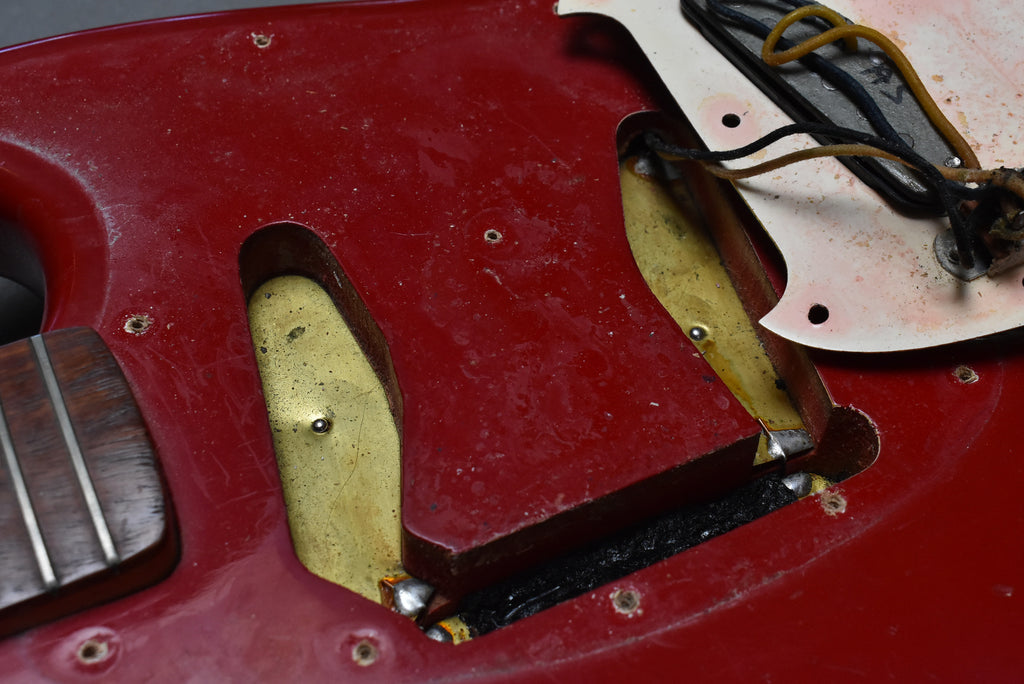 1965 Fender Mustang Dakota Red L-Series 'A' Neck w/OHSC