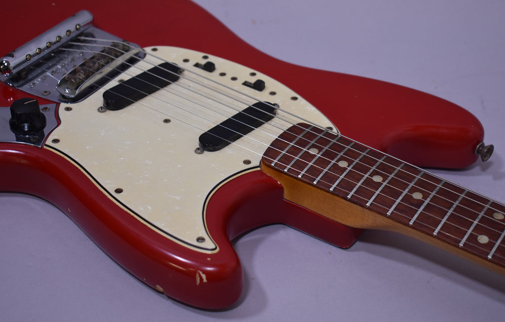 1965 Fender Mustang Dakota Red L-Series 'A' Neck w/OHSC