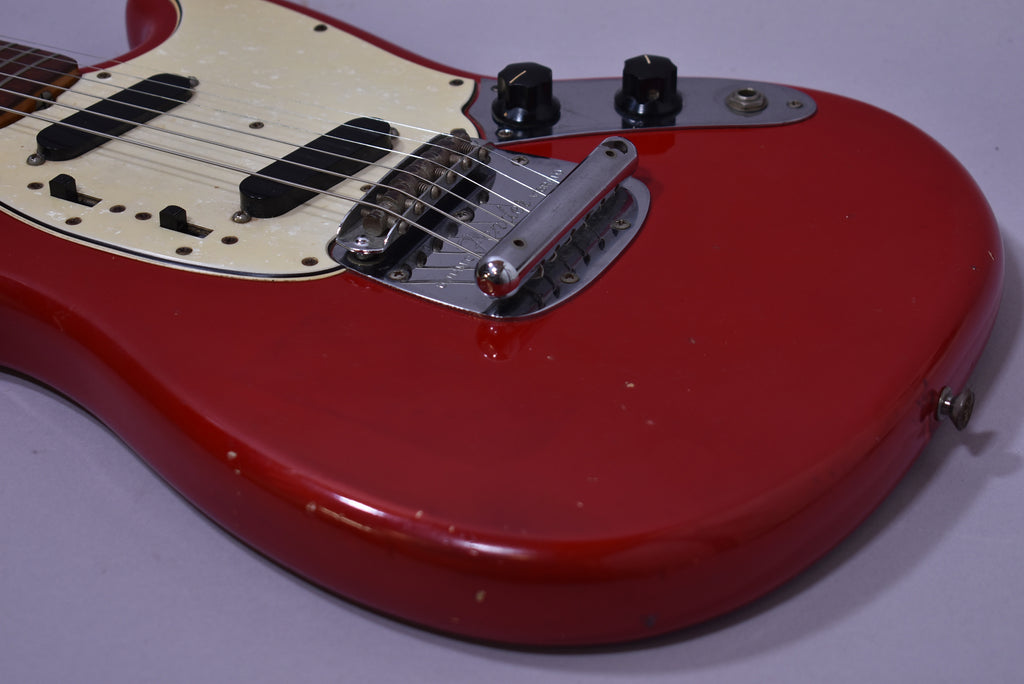 1965 Fender Mustang Dakota Red L-Series 'A' Neck w/OHSC