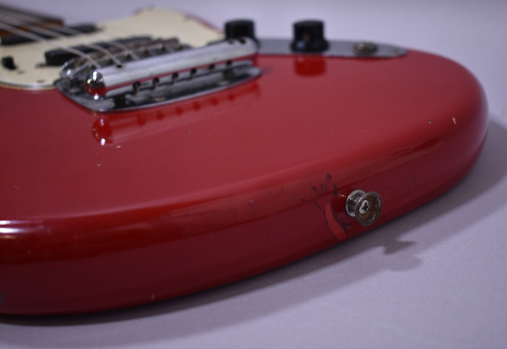 1965 Fender Mustang Dakota Red L-Series 'A' Neck w/OHSC