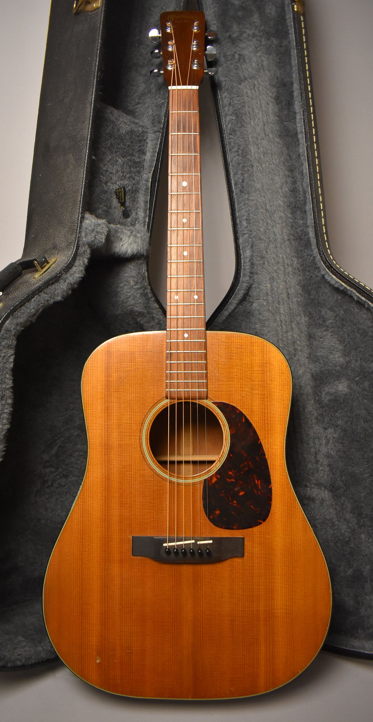 d 18 1966 Martin D-18 Dreadnought Acoustic Guitar Natural w/HSC