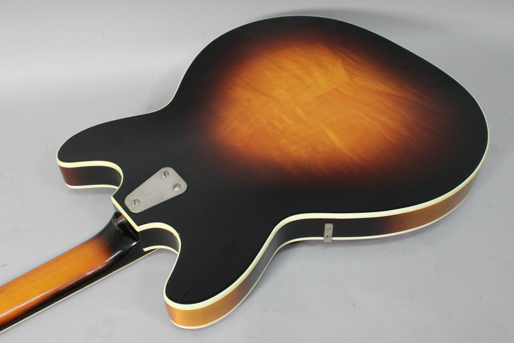 1967 Hagstrom Viking I Semi-Hollow Electric Sunburst Finish w/HSC