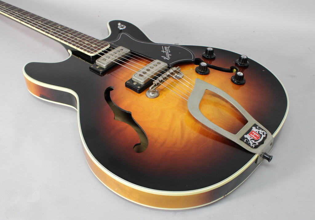 1967 Hagstrom Viking I Semi-Hollow Electric Sunburst Finish w/HSC