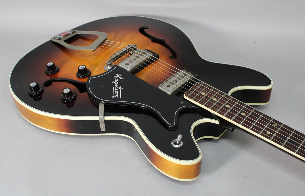 1967 Hagstrom Viking I Semi-Hollow Electric Sunburst Finish w/HSC