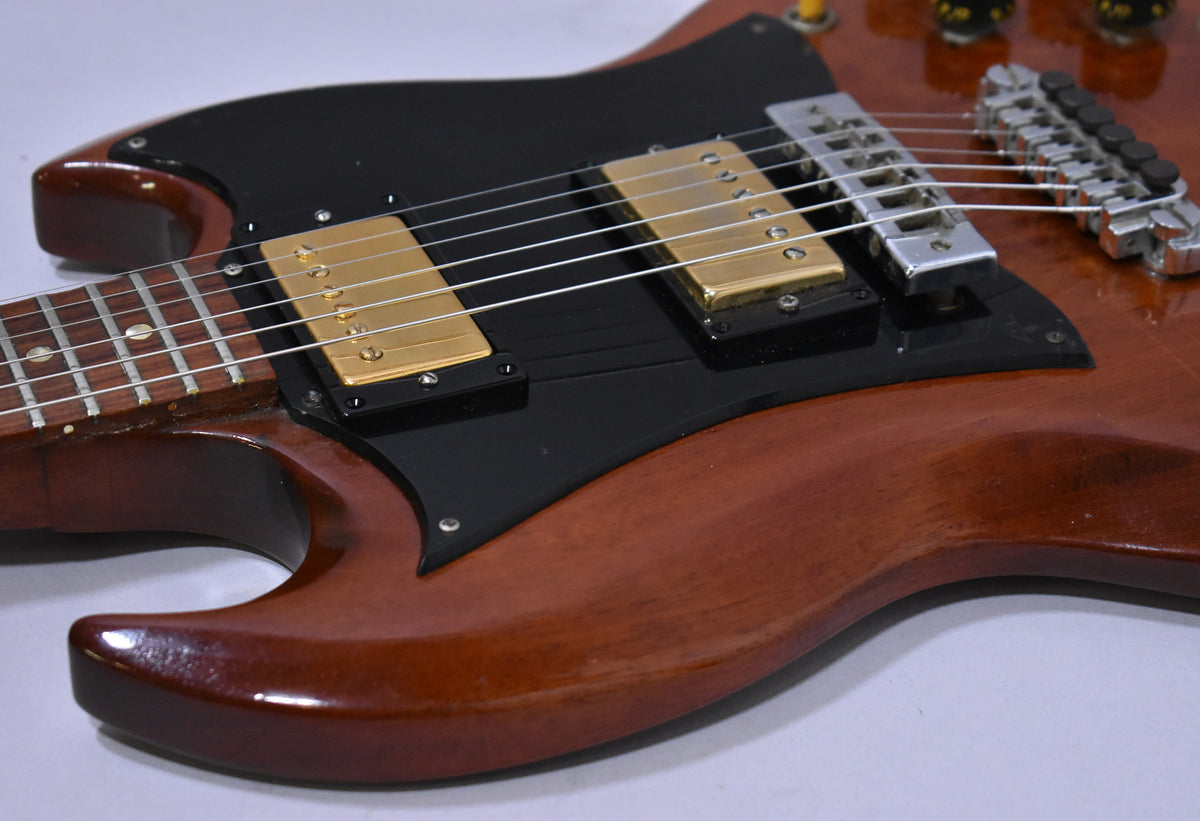 1969 Gibson Melody Maker SG Modified Natural Mahogany Finish w/HSC