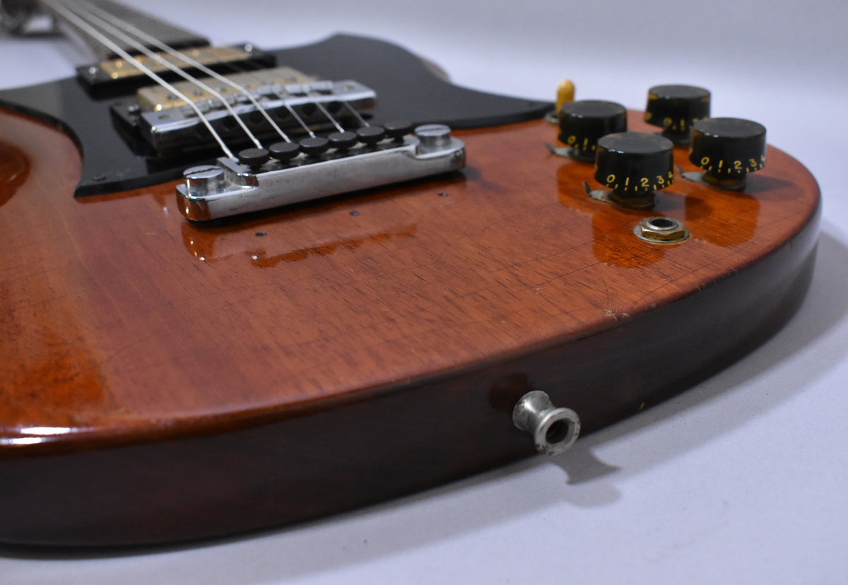 1969 Gibson Melody Maker SG Modified Natural Mahogany Finish w/HSC