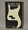1970s-1980s-Schecter-USA-P-Style-Bass-Sealed-Pickguard-NOS-White-Sell-Your-Guitar-Vintage-Guitar-Store