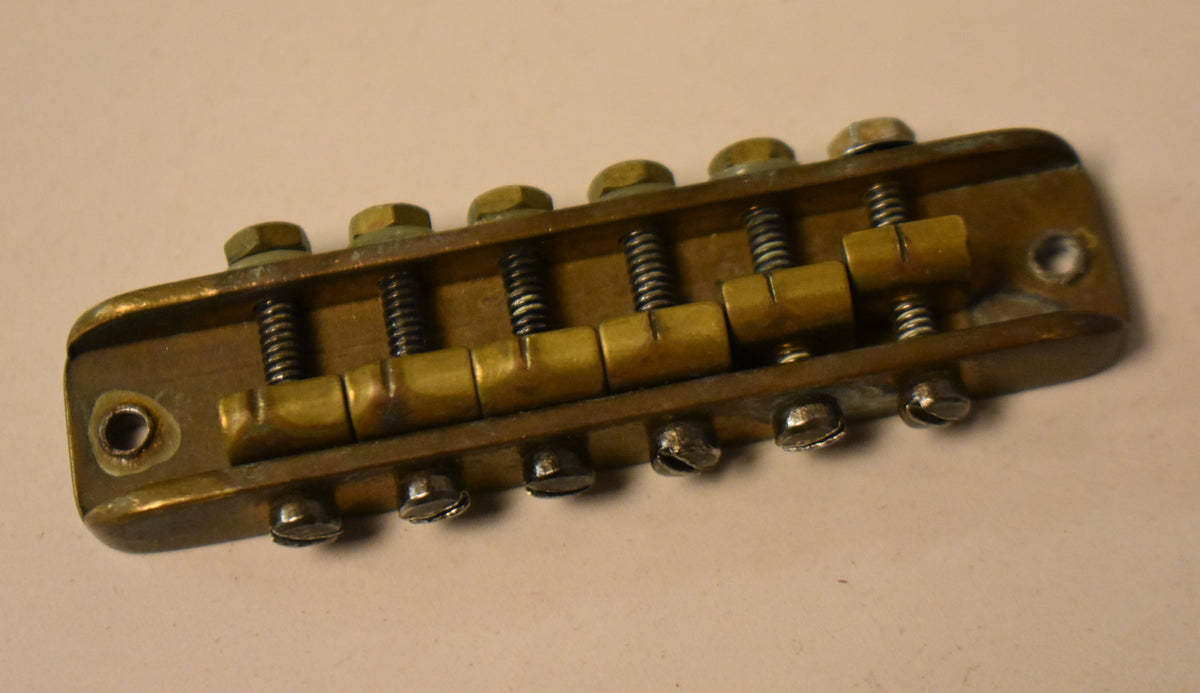 1970s-80s Alembic Stars Guitars Electric Guitar Bridge Gold Brass