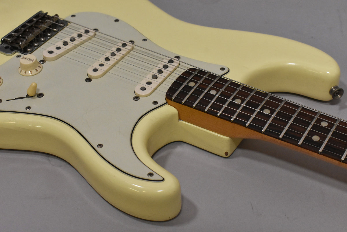 1971 Fender Stratocaster Olympic White Refinish 4-Bolt CBS w/HSC