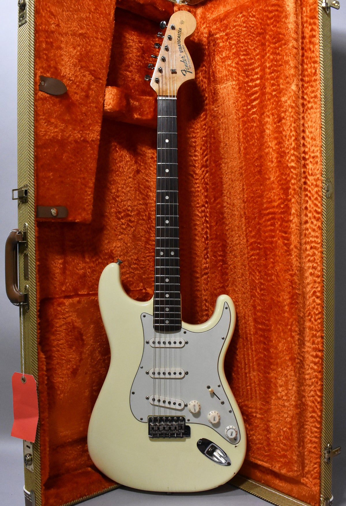1971 Fender Stratocaster Olympic White Refinish 4-Bolt CBS w/HSC