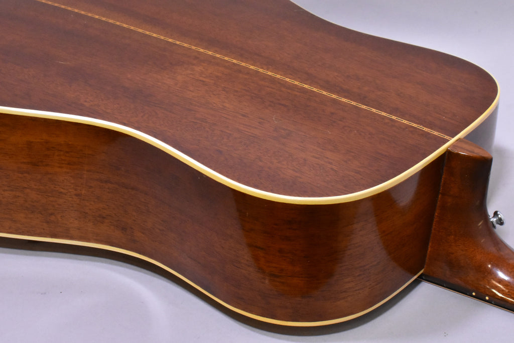 1971 J.W Gallagher G-50 Dreadnought Acoustic Guitar Natural w/HSC
