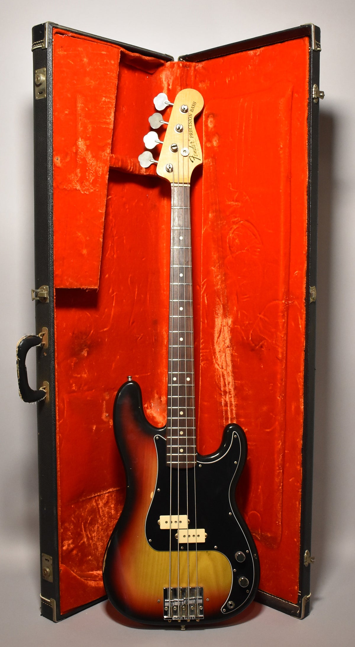 1976 Fender Precision Bass Three-Tone Sunburst w/OHSC – Imperial