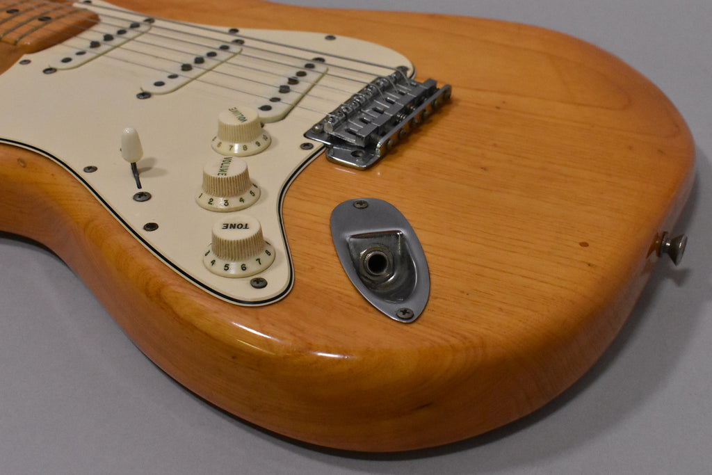 1973 Fender Stratocaster Natural Ash Finish Lefty Left Handed w/OHSC