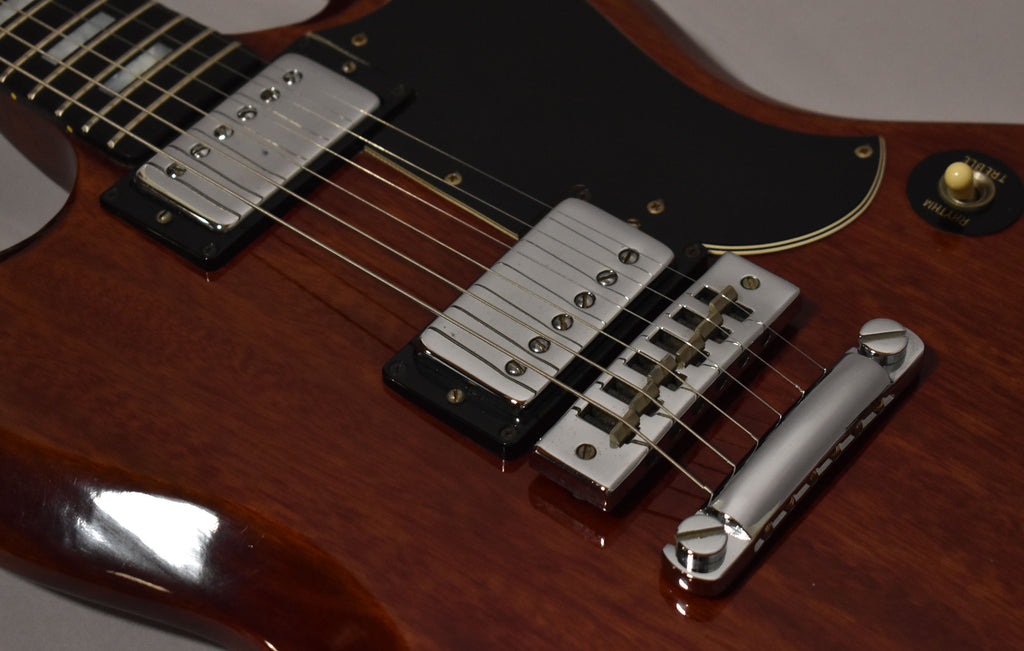 1974 gibson sg standard tobacco in burst 1974 Gibson SG Standard walnut