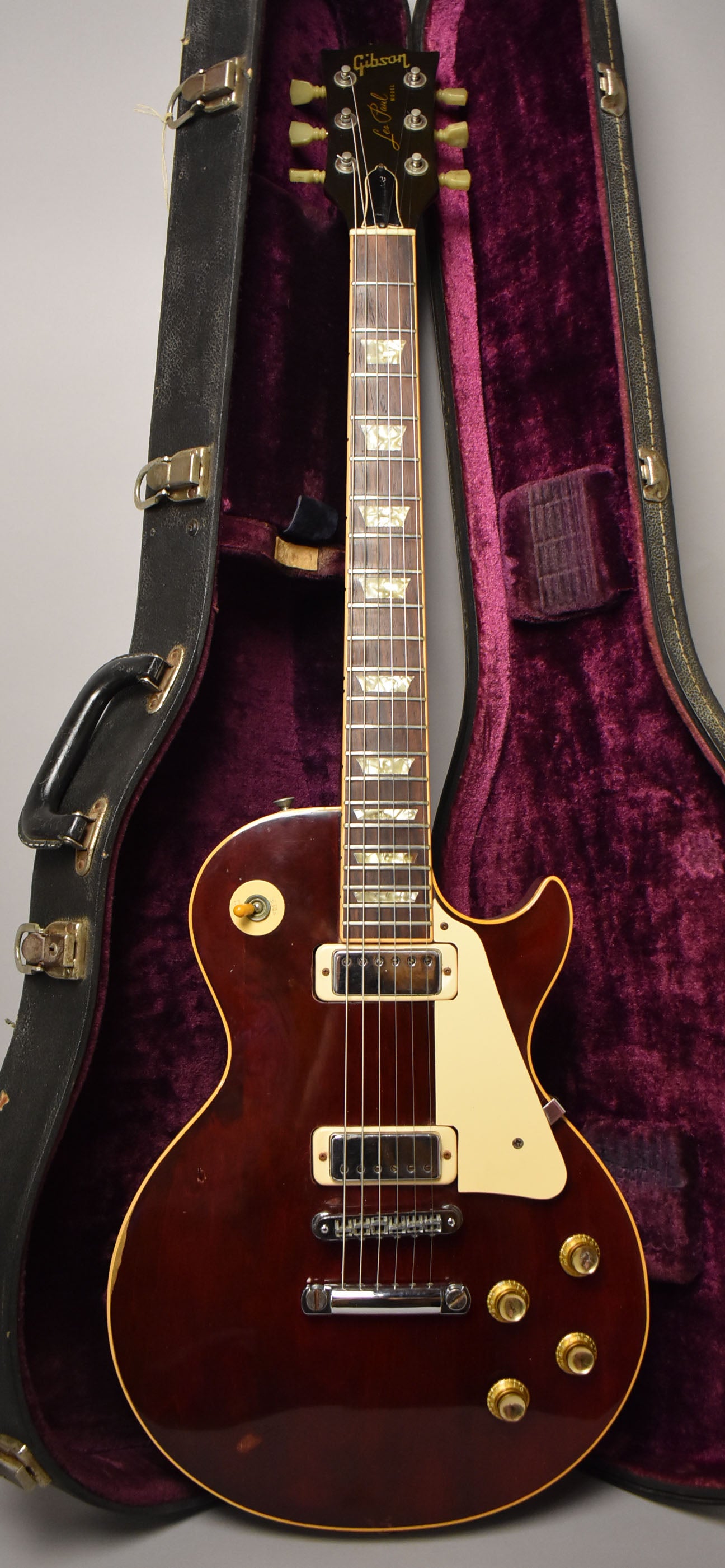 1975 Gibson Les Paul Deluxe Wine Red w/OHSC – Imperial Vintage Guitars