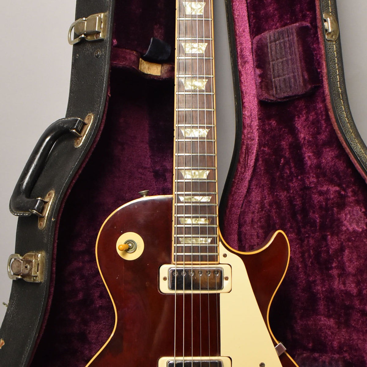 1975 Gibson Les Paul Deluxe Wine Red w/OHSC – Imperial Vintage Guitars