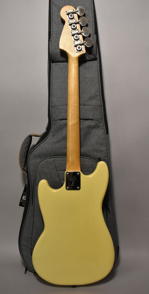 1976 Fender Musicmaster Bass Olympic White Finish w/Gig Bag