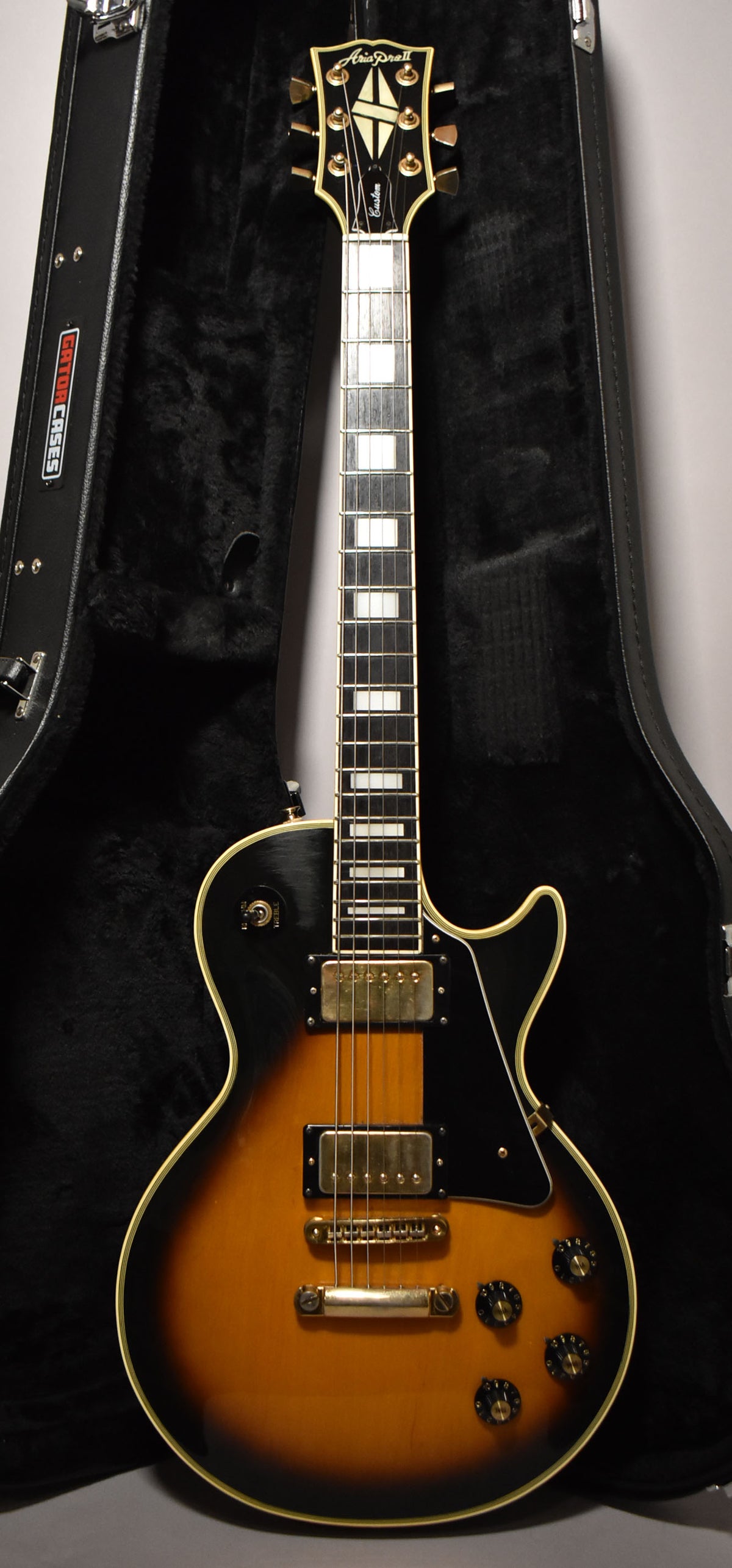 1977 Aria Pro II LC-550 Lawsuit Era Tobacco Sunburst w/HSC