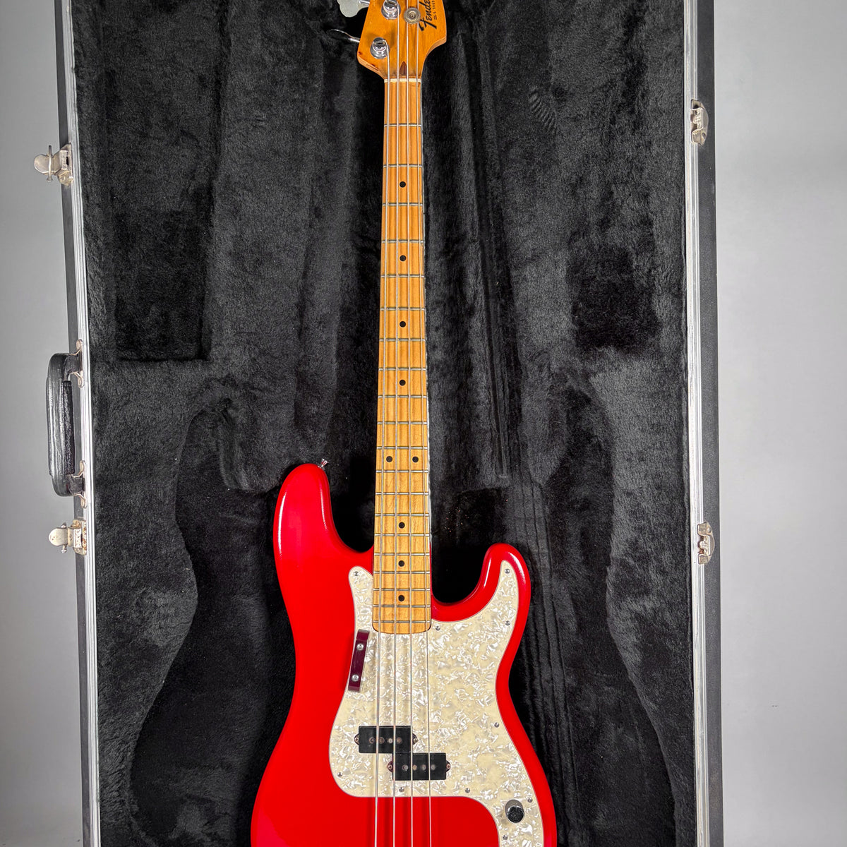 1979 Fender International Series Precision Bass Moroccan Red w