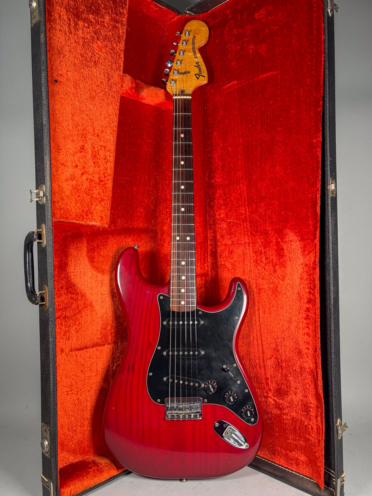 8 Lb 3 Oz 1979 / 1980 Fender Stratocaster Hardtail Red Finish