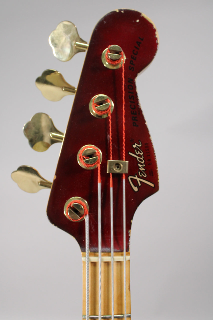 1980 Fender Precision Special Bass Candy Apple Red Active EQ w